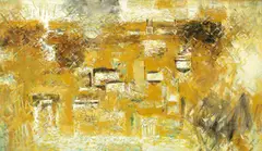 Xu Jiang, Water Village Golden Autumn, 1999, Oil on canvas