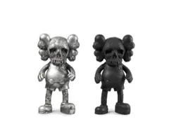 Pushead & Kaws, Companion (Silver, Black) (a set of 2), 2005, Mixed media vinyl, edition of 500