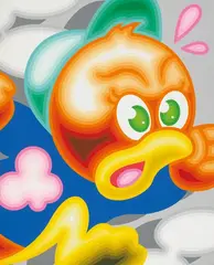 Time To Go by Kenz, 2021, Acrylic on canvas, sold Jun 2022