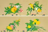 Feng Zhengquan, Pomegranate and Bird; Dragonfly(Apair), 2005, Oil on canvas
