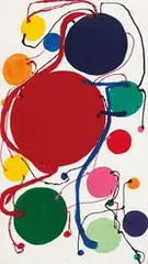 Atsuko Tanaka, Work 99-A, 1999, Synthetic polymer paint on canvas