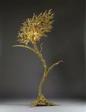 Gabriel Barredo, Swaying Tree of Life 1, 2008, Rubber, fibergalss aluminum, metal with electrical installation (unique)