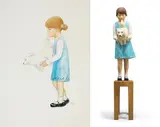 Akiko Tojo, Wolf Residence (a set of 2), Wood, colorpencil on paper