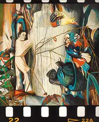 Hwang Jyi, Slide, 1992-1996, Oil on canvas