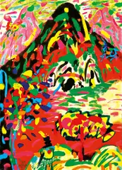 Dennis Hwang, Landscape, 1991, Acrylic on canvas