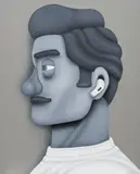 Nksin, My Gentleman 7, 2022, Acrylic on canvas