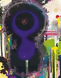 Infinity (a set of 2) by Takashi Murakami, 2009, Print, edition no. 117/300; no. 116/300, sold Jun 2018