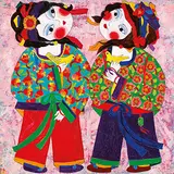 Wu Hao, Girls with Birds, 2001, Oil on canvas