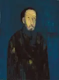 A Middle-Aged Intellectual by Chiu Ya-tsai, 1995, Oil on canvas, sold Dec 2005