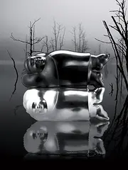 Clear Soul by Li Chen, 2002, Bronze, edition no. 7/8, sold Jun 2017
