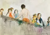 Jean Jansem, Personnage sur un mur