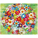 Open Your Hand (top left); Purple Flower Bouquet (top right); Poporoke Forest (lower left); KaiKai KiKi and Me (lower right) (a set of 4) by Takashi Murakami, 2010 ; 2011, Offset lithograph, sold Dec 2011