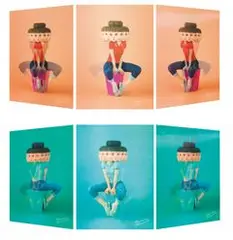 Yoshitoshi Kanemaki, Caprice Figurative 03 (a set of 2), 2020, Print on lenticular lens, edition no. 76/110(red); 74/110(blue)