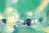 La Nature by Chu Teh-chun, 1995, Oil on canvas, sold Dec 2007