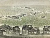 Ho Huai-shuo, The Sound of Morning Waves, c. 1990, Ink and color on paper