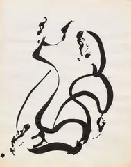 Untitled, SF85-646 by Sam Francis, 1985, Ink on paper, offered Dec 2023