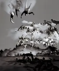 Miao Xiaochun, The Last Judgement in Cyberspace-The Rear View, 2006, Type-C print, edition no. 3/9
