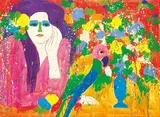Walasse Ting, Take Me to Movie, 1975, Acrylic on canvas