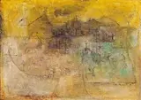 Zao Wou-ki, Paysage, 1952, Oil on canvas