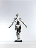 Ju Ming, Living World Series – Swimming, 2009, Stainless steel , edition no. 2/8
