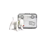 Yoshitomo Nara, Doggy Radio x RIMOWA, 2011, Fiberglass, edition 28/200 (radio); aluminium (suitcase)