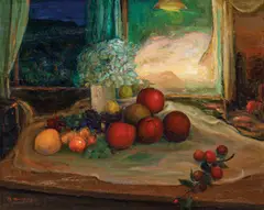 Lin Wen-chiang, Still Life, 1989, Oil on canvas