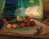 Lin Wen-chiang, Still Life, 1989, Oil on canvas