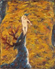 Tony Wong, Reindeer’s Dream, 1998, Oil on canvas