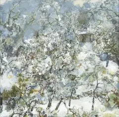 Hong Ling, Snowscape, 2004, Oil on canvas
