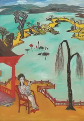 Yu Peng, Mother and Child, 1994, Oil on canvas