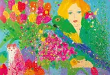 Margriet by Walasse Ting, 1986, Acrylic on canvas, sold Jun 2006