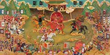 Du Xi, Romance of the Three Kingdoms: Battle of Hulao Pass, 2007, Oil on canvas