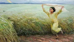 Li Zi Jian, New Green, 2000, Oil on canvas