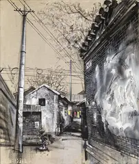 Lu Hao, Home in Memory No. 12, 2006, Oil on canvas