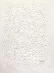 Yayoi Kusama, Infinity Nets (#297), 2000, Print embossage, ed. 45/100; Paper: Vélin d'Arches; Printer: Atelier Créanog, France; Publisher: FMR Trading Limited, Hirakata
