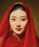 Chen Cheng Wei, Series on the Republic of China - Bride, 2016, Oil on canvas