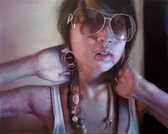 Journal of Strawberry Generation 24 by Lo Chan-Peng, 2009, Oil on canvas, sold Nov 2011