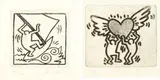 Keith Haring, Untitled (a set of 2), Lithograph, edition 20/250; 52/250