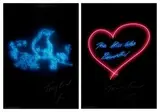 Tracey Emin, My Favorite Little Bird; The Kiss Was Beautiful (a set of 2)