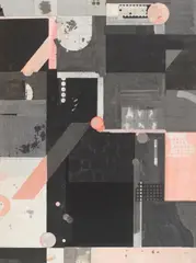 Liang Quan, Untitled, 2016, Ink, color and collage on paper