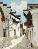 Pang Jiun, Old Alley, 2008, Oil on canvas