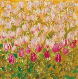 Wu Hao, Garden of Roses, 1987, Oil on canvas