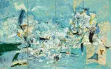 Xu Jiang, Summer Rain (quadriptych), 1995, Oil on canvas