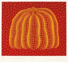 Yayoi Kusama, A Pumpkin (RY), 2004, Screenprint, ed. 35/120