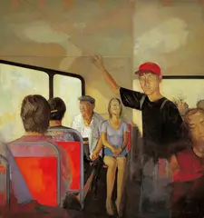 Young Traveler by Wang Yan, 1998, Oil on canvas, offered Dec 2007