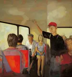 Wang Yan, Young Traveler, 1998, Oil on canvas