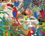 Yuichi Hirako, Cropping 14, 2018, Acrylic, paper and collage on canvas