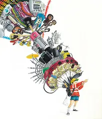 Shu Ohno, Our Forgotten Home Task (Music), 2008, Acrylic on canvas