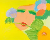 Walasse Ting, I Eat Rose (Kiki de Montparnasse)