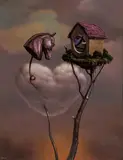 Kuo Wei-kuo, Sweet Home, 2005, Oil on canvas